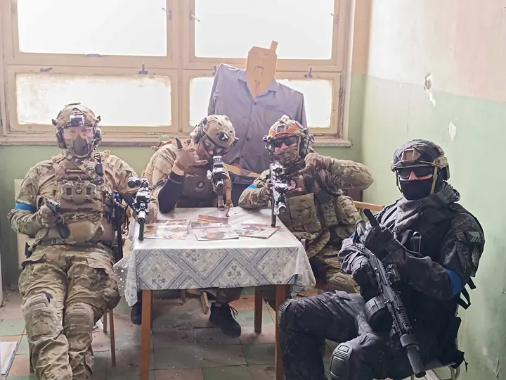 Fotografie z airsoftové akce v CA Steel Arena